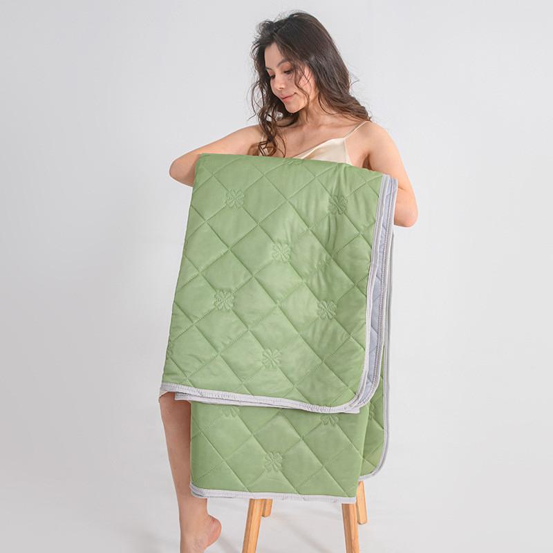 Solid Color Summer Air Conditioner Quilt With Waterwash Tencel Polyester Fill