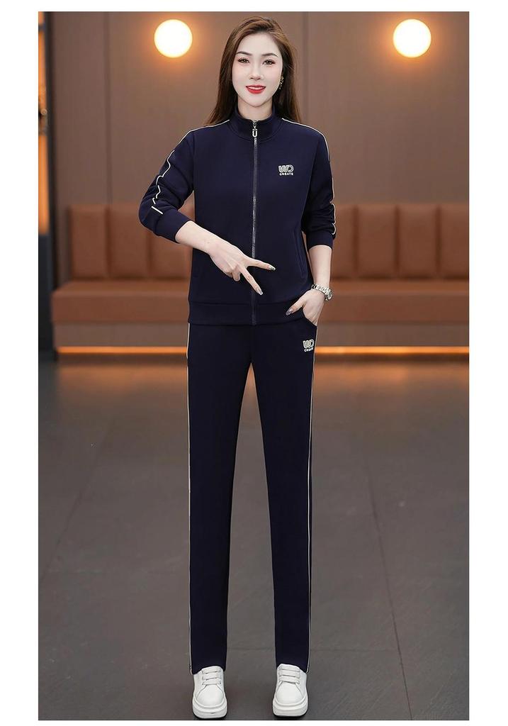 Women's Lightweight Sports Suit: Thin Long-Sleeve Hoodie & Trousers, Casual 2-Piece Set for Spring/Autumn