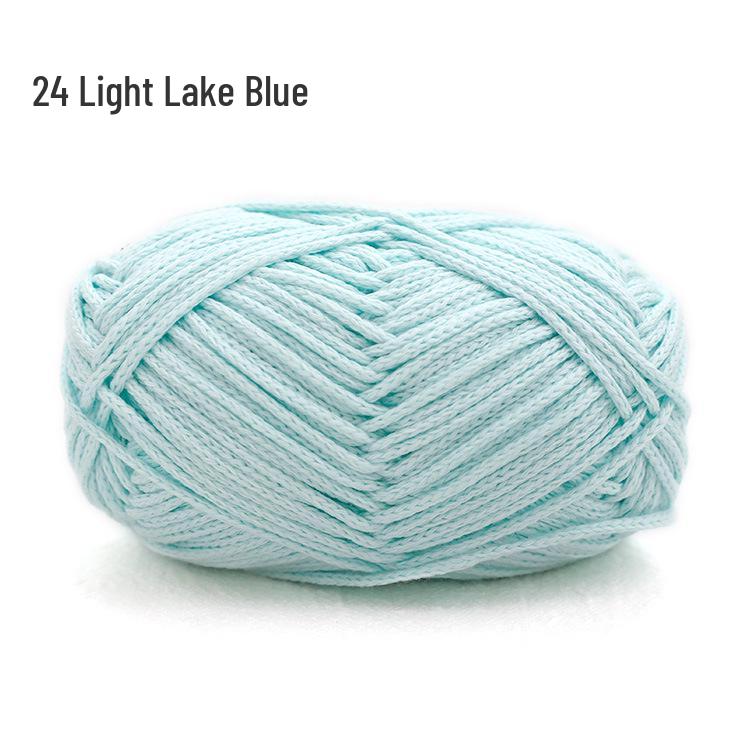 Xue Feier Suxin 2mm Round Hollow Pure Cotton Crochet Yarn for DIY Knitting