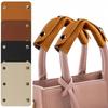 2PCS PU Suitcase Grip Solid Color Anti-shock Design Leather Handle Cover Soft Shoulder Strap Pad Grip Cover Bag Accessories