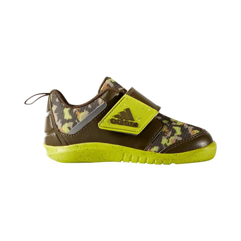 Adidas Fortaplay Ac Trendy Slip-Resistant Durable Low-Top Walker Shoes Baby Shoes Brown BB6185