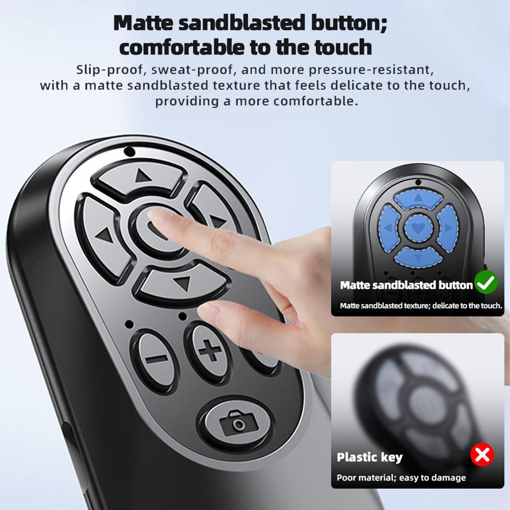 1Pcs Wireless Camera Remote Control Zoom & Focus Shutter Selfie Rechargeable Camera Video Recording Remote For Mobile Phone