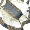 Fendi Torba Siatkowa Torba Plażowa Vintage Zucca Torba Tote z Puzderkiem Torba na Ramię Brązowa