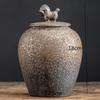 Vintage Stoneware Tea Caddy Ceramic Airtight Jar Storage Tea Cans Tea Box Storage Tank Tea Container Decorative Jar Sugar Bowl