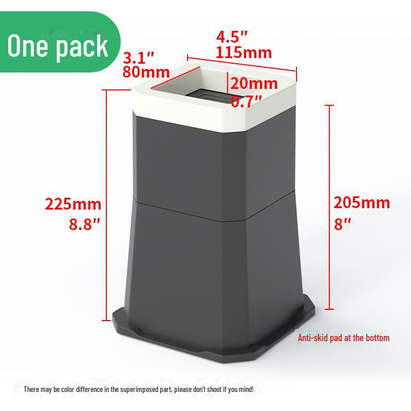 Heightening Pads and Blocks for Furniture: Table, Bed, Sofa, Coffee Table, Wear-Resistant Leg Extensions.