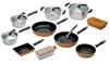 Yokoyama Frying Pan 28cm with Kurusu Induction Turner, Kei, Compatible, Brown, KKCH-401S