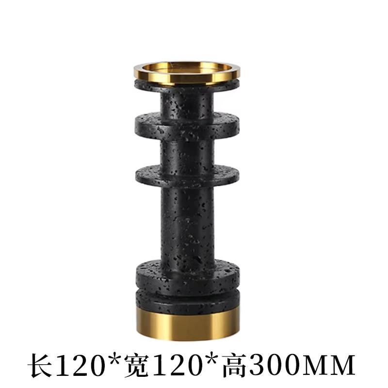 Декоративные подсвечники из смолы и металла, Декор для дома, Подсвечники для центрального стола в ресторане, Поделки из искусственного пещерного камня