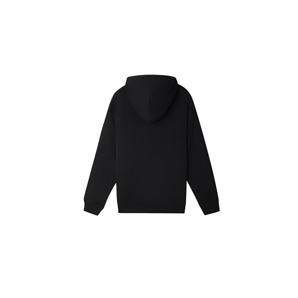 New Balance Sweatshirts Unisex Black Hooded Thickened Regular AMT93660-BK