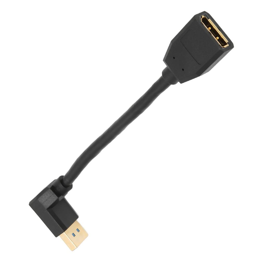 Up Angle Displayport Extension Cable 90 Degree Angle Right Angle Displayport  PC Connection