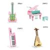 Instrument Modell Bauspielzeug Bausteine Kunststoff Gitarre 286 Stück Klavier 296 Stück Violine 284 Stück Keyboard 276 Stück Pipa 297 Stück