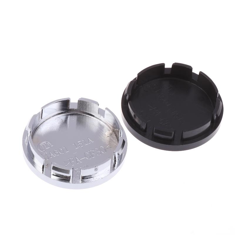 4Pcs Universal Abs Vehicle Tyre Tire Rim Cover Protector Decoration 56Mm Car Wheel Center Hub Caps Diy Accessories