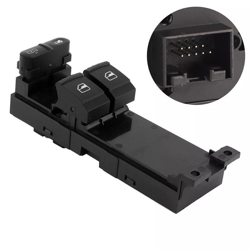 Power Window Replacement Switch for Skoda For Fabia (1999 2008) Direct Fit for Driver Side Use OEM Part 1J3959857A