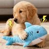 Pet Toys Built-in Sound Interactive Toy Plush Bite-Resistant Marine Animal Shape Chew Toy Cleaning Teeth Boredom Relief Toy