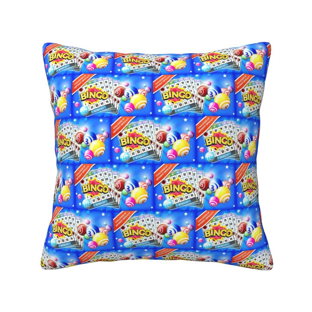 Robe Bingo Game Square Pillowcase Cushion Cover Pillow Case Throw Pillow Cover for Home Sofa Living Room