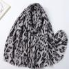 Lurex Glitter Sexy Leopard Dot Fringe Viscose Soft Scarf Chic Cotton Shawl Women Perfect for Travel & Casual Muslim Hijab