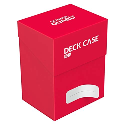 Ultimate Guard Deck Case 80+, Standard Size, Red