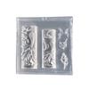 Flexible Nails Art Mold Accessory Molds Mermaids Tail Shape Decorative Moulds Silicone Texture for Various Nails Types