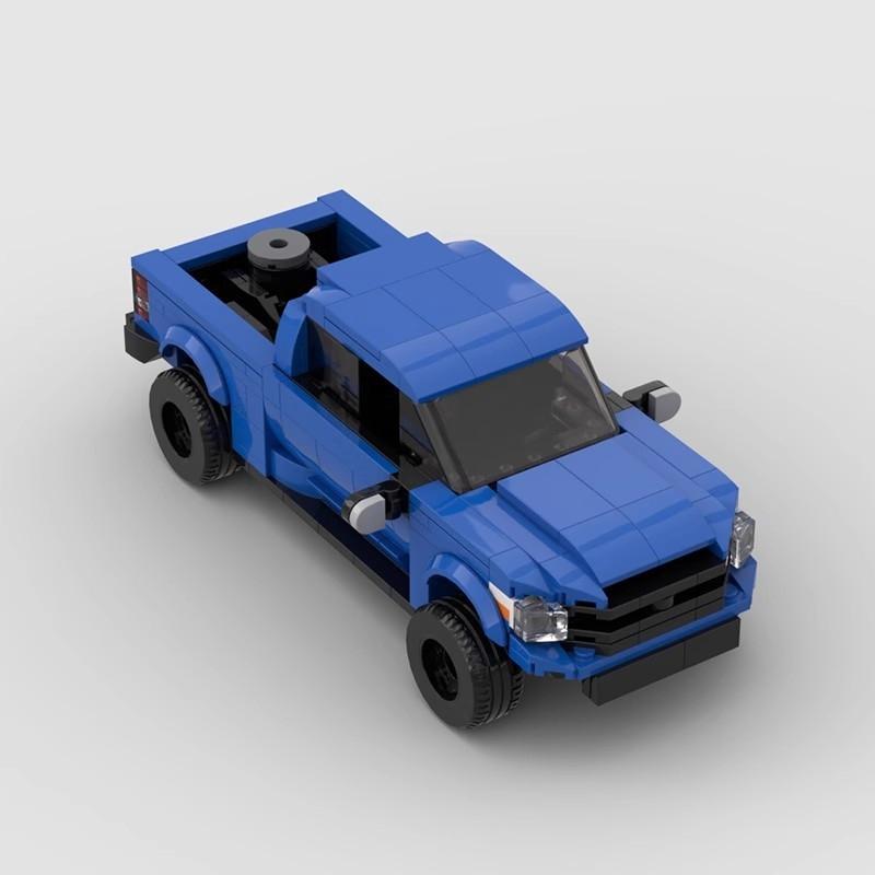 MOC 8-Wide Velocità 4x4 Fuoristrada Pickup Camion Modello Blocchi da Costruzione Piccole Particelle Giocattolo