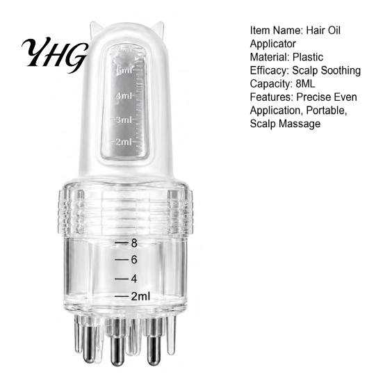 Scalp Treatment Comb Hair Oil Applicator for Men Women, 8ML Essence Tool, Precise & Even Application, Dispenser Massage