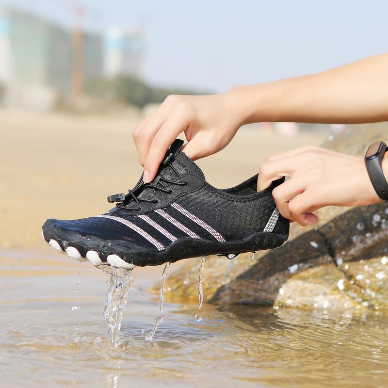 Vannsko Herre Barefoot Strandsko Upstream Pustende Joggesko Hurtigtørkende Sklisikker Vann Joggesko