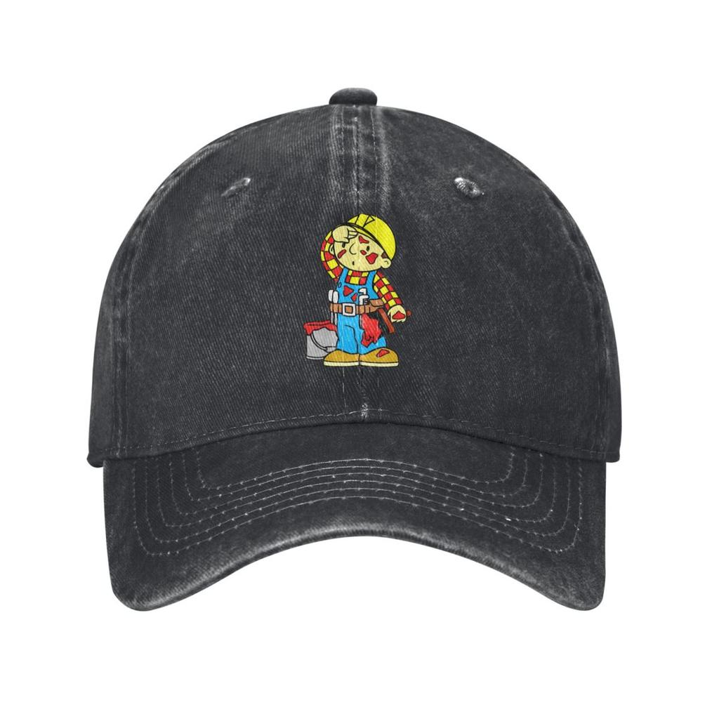 Bob The Builder And Friends Unisex Women Baseball Caps Distressed Denim Caps Hat Retro Outdoor Summer Snapback Cap