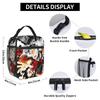 MHA Insulated Lunch Bags Thermal Bag Reusable,Meal Container Boku No Midoriya Leakproof Tote Lunch Box Bento Pouch School