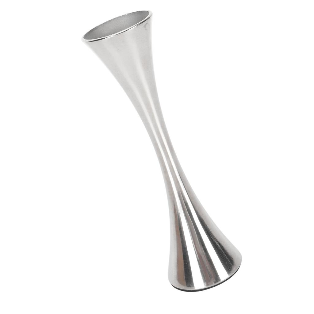 Stainless Steel Vase Innovative Elegant Modern Style Round Mouth Metal Flower Vase for Living Room Table
