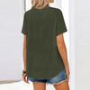 Blusas Femininas Manga Curta Camisas de Botão Casuais de Negócios Elegantes Tops de Trabalho Roupas de Verão Primavera