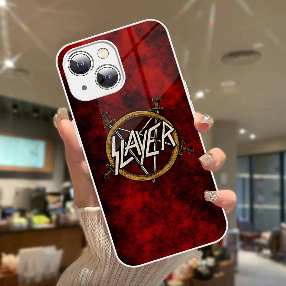 S-Slayers Band Tempered Glass For Iphone 14 13 12 11 Pro Mini XS MAX 14Plus X XS XR Cover