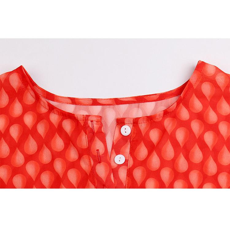 Spring Autumn Women Blouses Button Boho Ruffle Long Full Sleeve Casual Chiffon Big Large Plus Sizes Tops Shirts