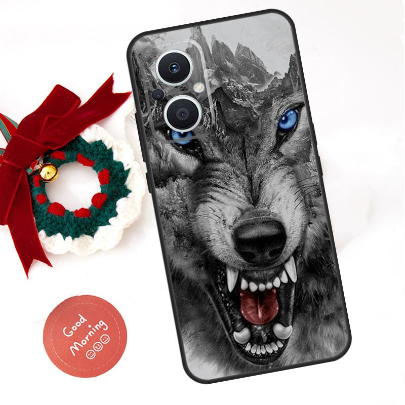 Wolf Dog Cat Bird Lion Tiger Animal Funda For OPPO Reno 8 Lite 10 11 12 13 14 Pro 11F 12F 13F 14F OPPO Find X8 X5 X6 X9 Pro Case
