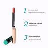 COSNINI Long-Lasting Waterproof Cinnamon Milk Tea Lipstick - Non-Stick, Fade-Resistant Slim Tube Gloss.