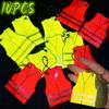 Reflective Lanyard Vest Safety Fire Night Travel Keychain Multi-color Student Supplies Bag Hanging Decorations Jewelry Accessori