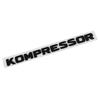 3D ABS Kompressor Logo Car Rear Trunk Emblem Badge Sticker For Mercedes Benz C E SLK C230 C180 C200 Car Styling Accessories RZ1