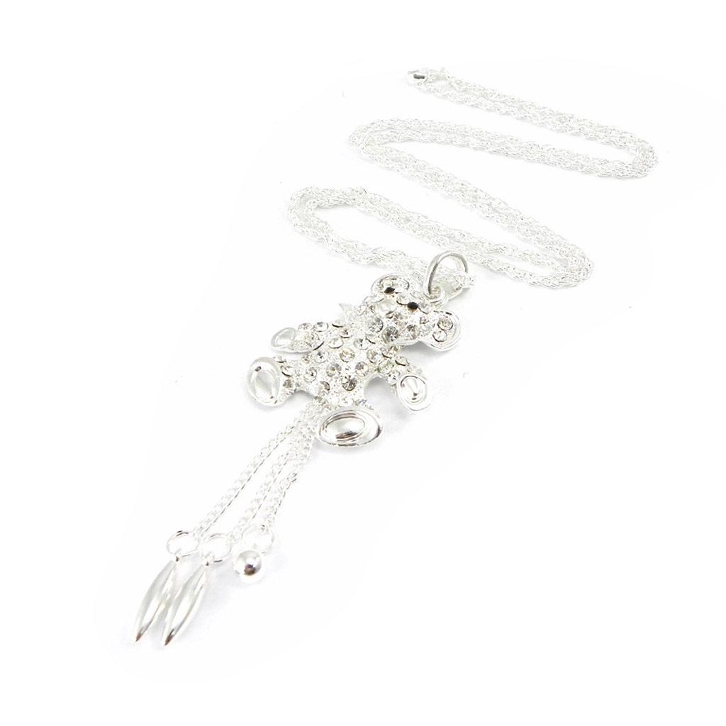 Les Trésors De Lily [I2717] - Sautoir Créateur 'Teddy' Blanc