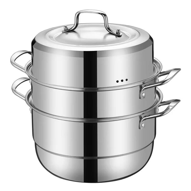 Wutuo 3-Layer 304 Stainless Steel Steamer Pot
