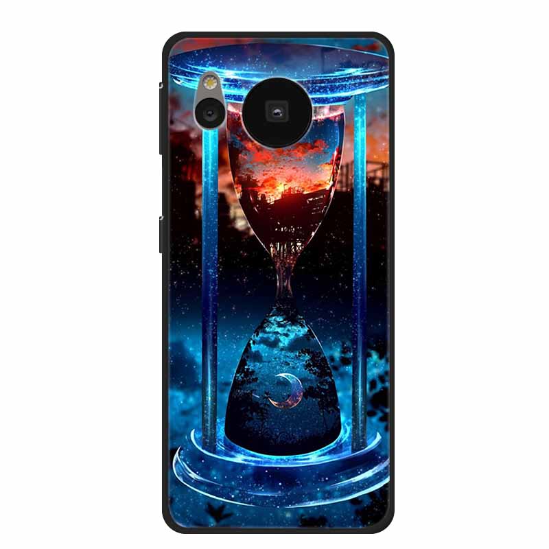 Per Custodia Sharp Aquos Sense 8 Cover Telefono Sense8 Silicone Nero Morbida Cover Posteriore Custodie Coque