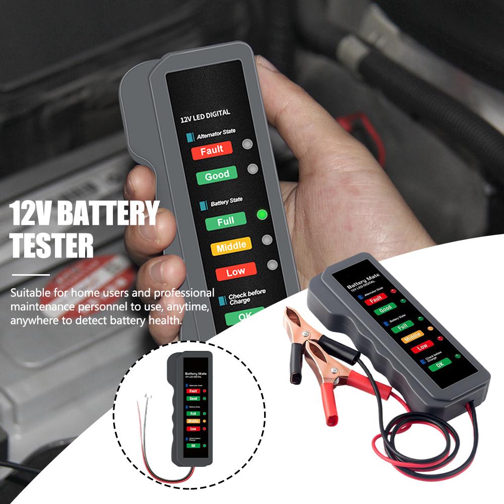 Car Battery Tester Voltage Current Internal Resistance Test Motorcycle EFB Quick Batteries Prof K8G6