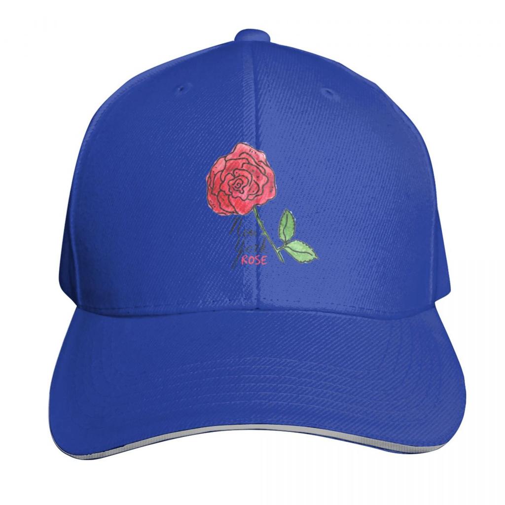 State Flower New York Rose Baseball Cap Beach Hat Snap Back Hat Sun Cap Trucker Cap Baseball For Unisex Womens