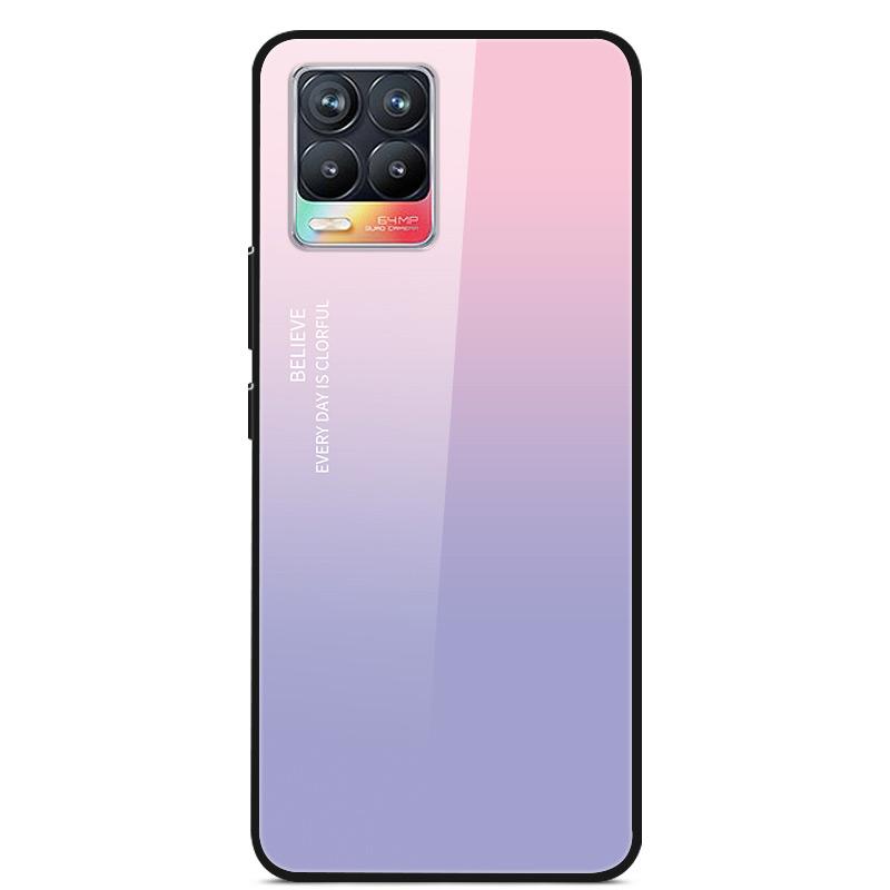 Glass Back Cover For Realme 8 Pro Case Tempered Glass Case For Realme 8 Pro 8i Realme 8 5G Phone Case Cover Realme8 5G Pro Funda