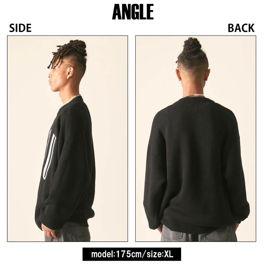 FUBU Strick Langarm für Herren und Marke Big American Oversized fam-42710 Off-White Pullover, Pullover, Damen, Name, Logo, Lässig,