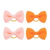 Puppy Dog Hair Bows with Rubber Bands Handmade Small Bowknot Dog Hair Accessories Pet Grooming Supplies