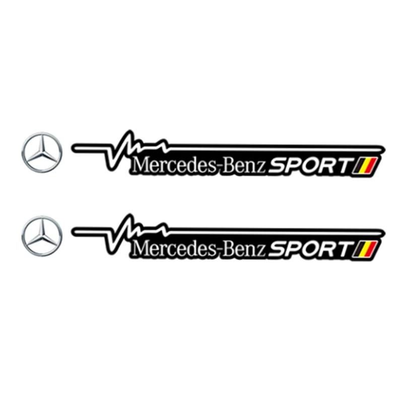 

GLC GLB 2Pcs Car Sticker Cars Window Wiper Decal Accessories For Mercedes Benz AMG W204 W205 W203 W211 W212 W213 W201 W210 W124