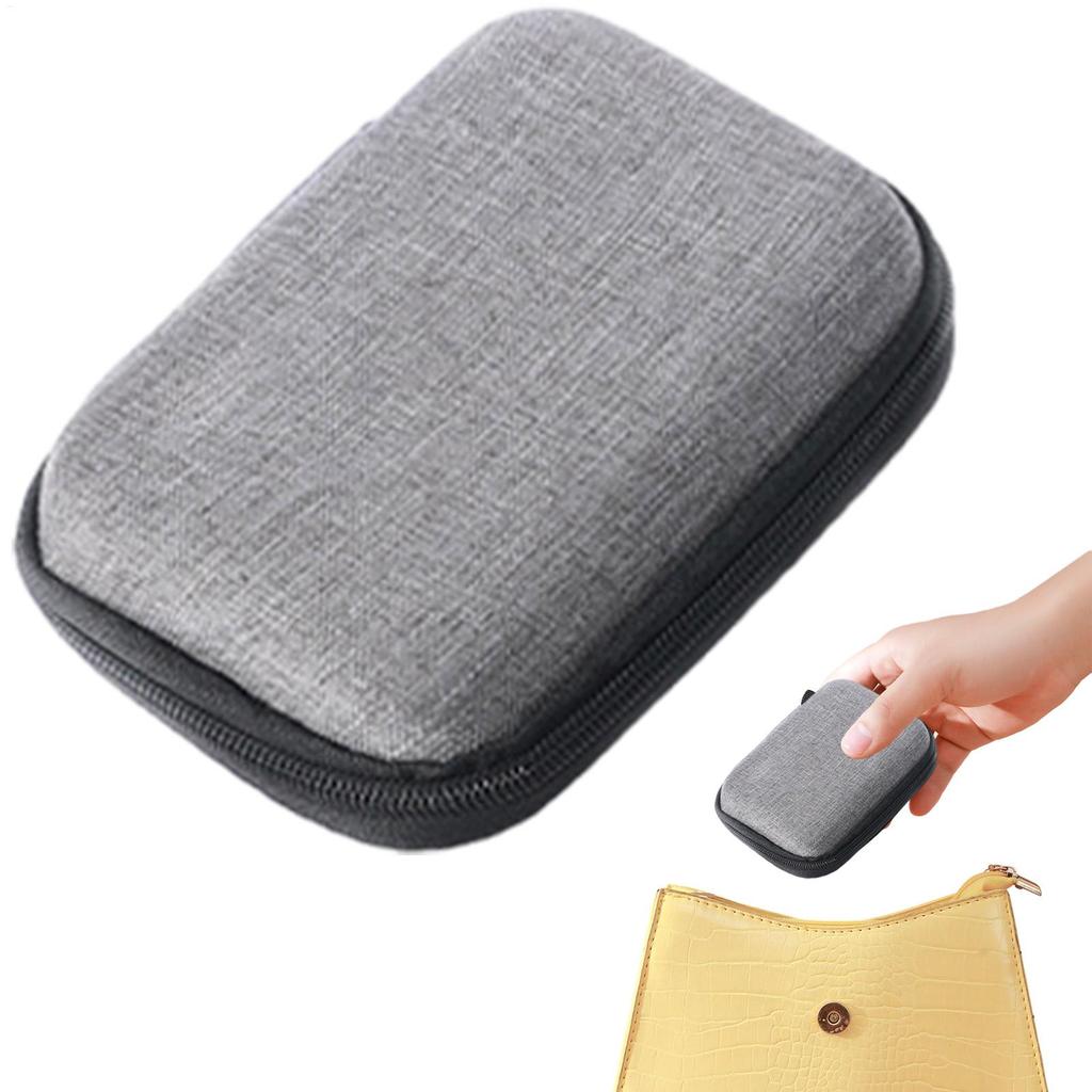 Hard Shell Case Bag Storage Collection Bag Case for Earphone Laptop Charger Hard Dish USB Flash USB Cable Electronic Device