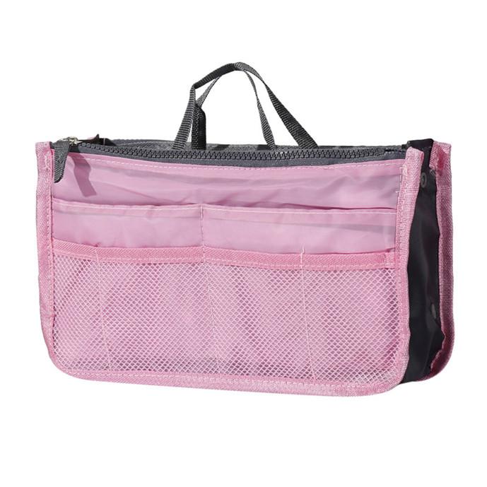 Dámská kabelka Peněženka Nylon Dual Organizer Insert Kosmetická taška