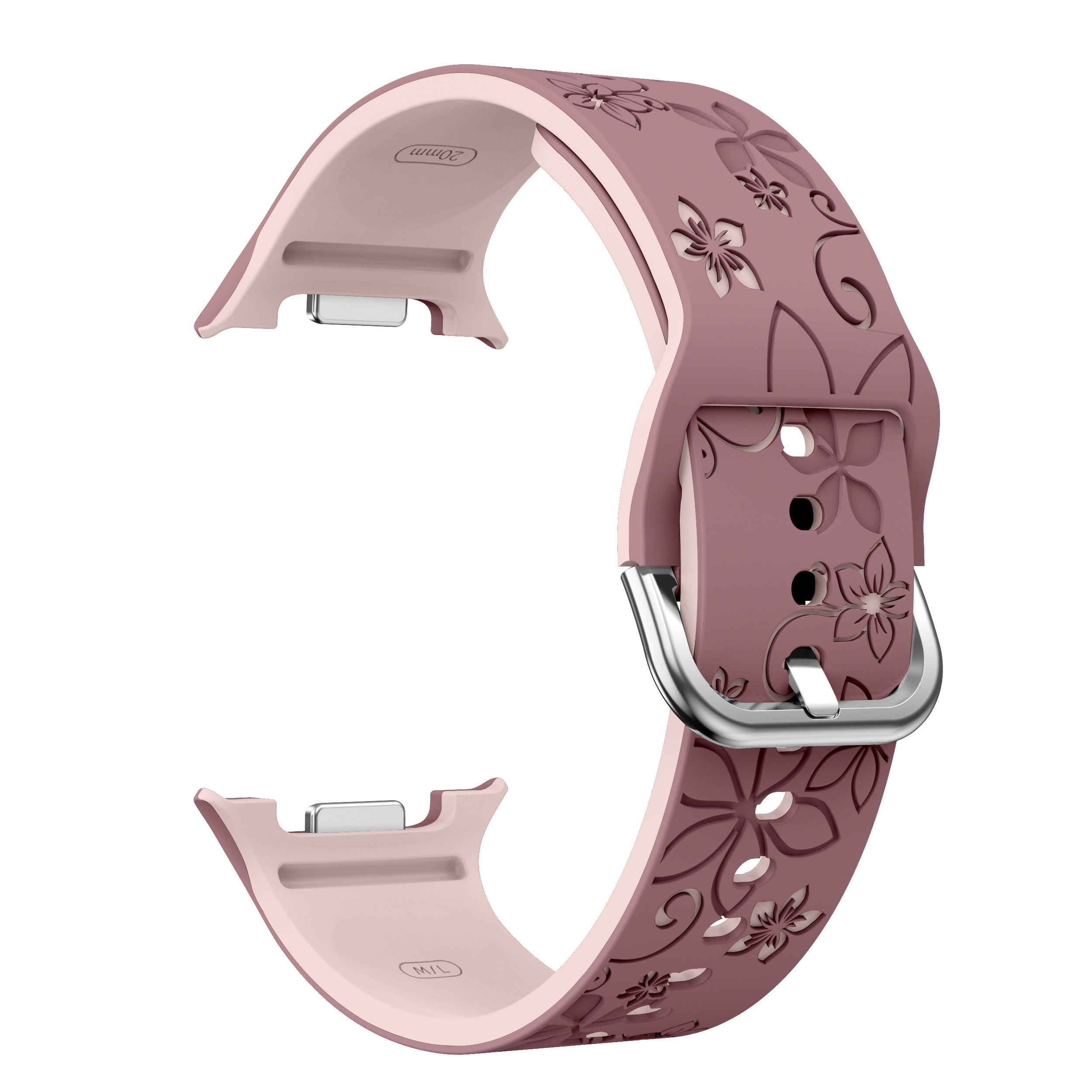 

Спортивный ремешок для Samsung Galaxy Watch 8/8 Classic 46 мм 44 мм 40 мм, гравированный ремешок-браслет Correa для Galaxy Watch 8. Galaxy watch 8 44mm