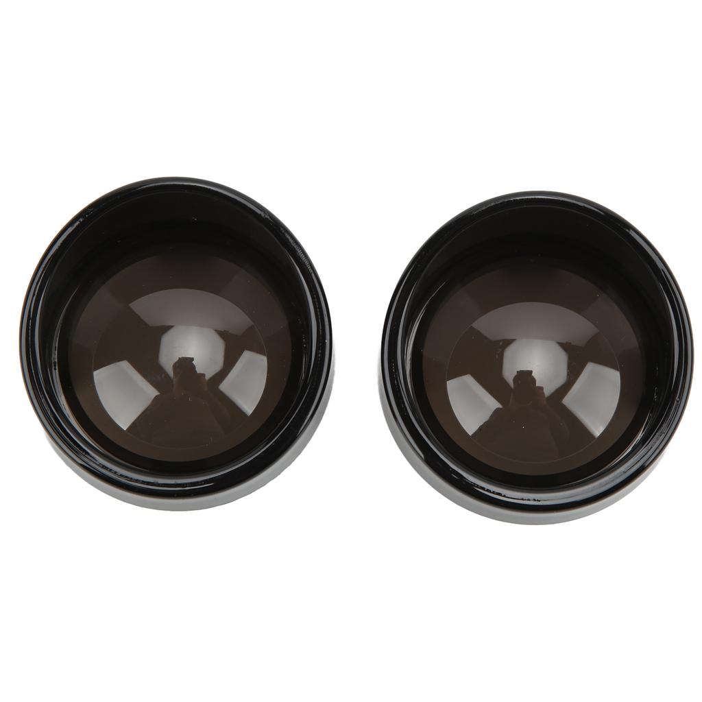 Pair Motorcycle Turn Signal Light Lens Cover Front Rear Replacement for TOURING FLHX FLTRI FLHRS