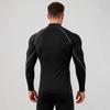 Heren Fitness Shirts Hoge Kraag Sneldrogend Compressie Lange Mouwen T‑Shirt Strakke Sport Top Voor Hardlopen Training Tops