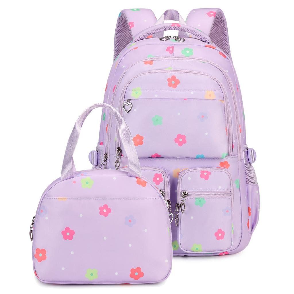 Ensemble de Sacs d'École Imperméables pour Enfants Filles Sac à Dos pour Enfants 2 pièces Sac à Dos Cartable Sac à Dos École Primaire Sac à Livres