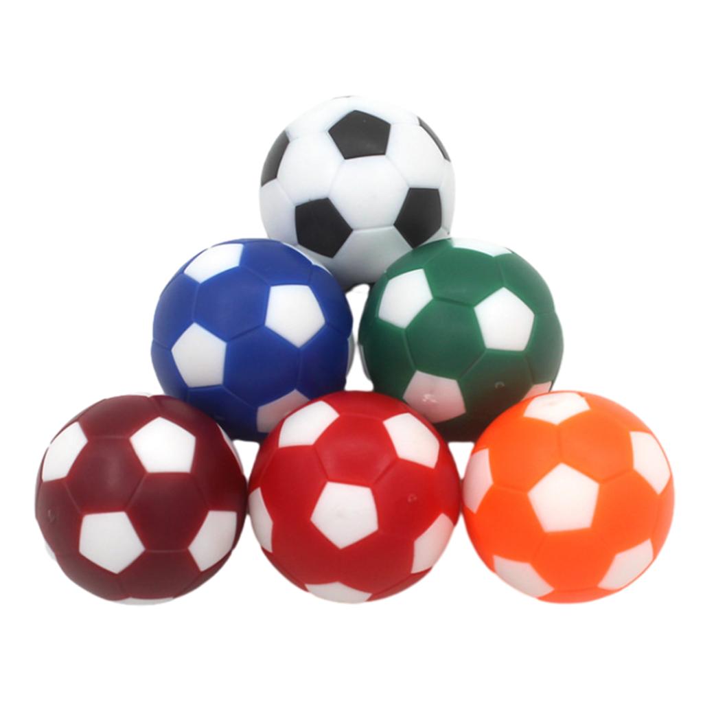 6 Pcs Foosball Table Balls Official Tabletop Game Balls Table Game Mini Football Table Soccer Balls World Cup Accessory